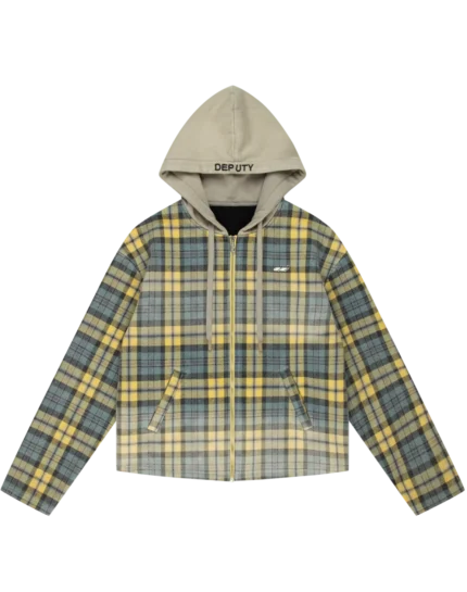 Deputy Department 900 GSM WASHED OUT FLANNEL JACKET