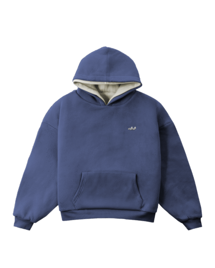 Deputy Department 1000 Fuckin Gsm Hoodie (Cream/Marine)