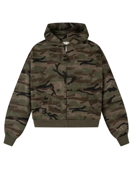 Deputy Department BLEACHED CAMO ZIPPER