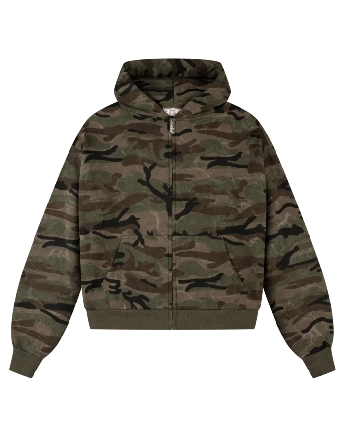 Deputy Department BLEACHED CAMO ZIPPER